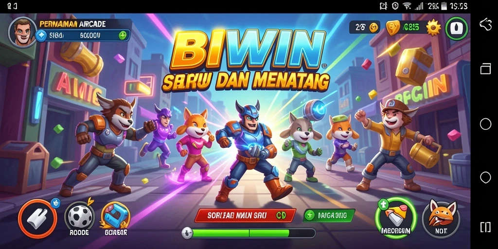 Tampilan gameplay BIWIN yang seru dan menarik.