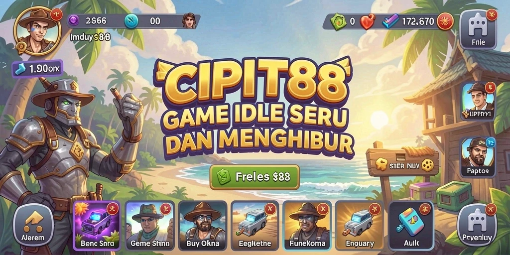Tampilan gameplay seru dalam CIPIT88 yang menarik dan memikat.