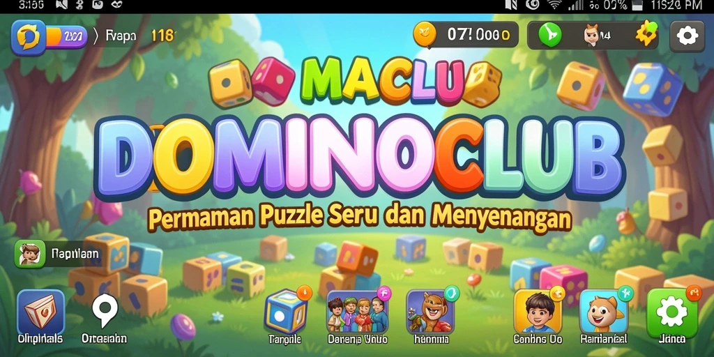 Screenshot gameplay seru dari DOMINOCLUB yang penuh tantangan.