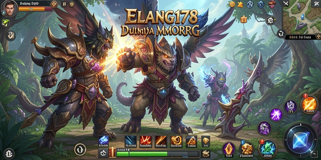 Tampilan menarik dari gameplay MMORPG ELANG178 yang penuh aksi.