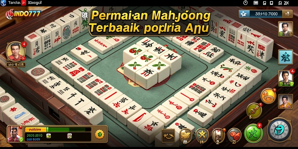 Menampilkan gameplay menarik dari INDO777 dalam Mahjong.