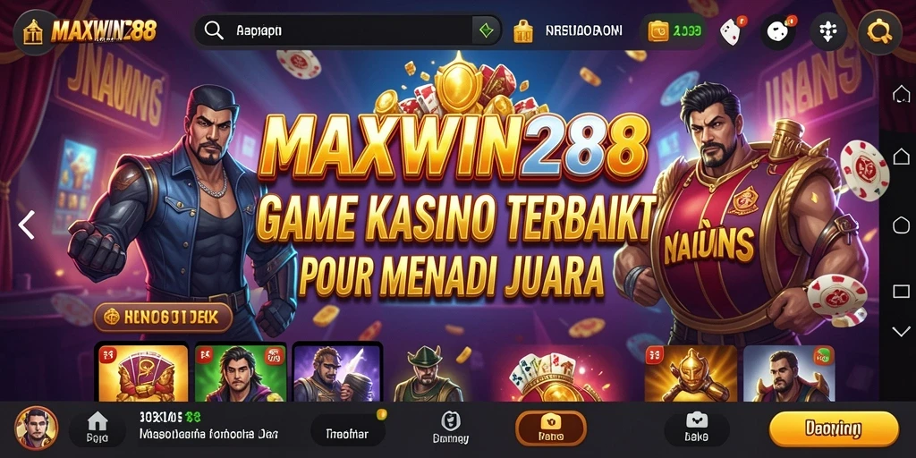 Screenshot gameplay menarik dari MAXWIN288 yang menunjukkan keseruan bermain Kasino.