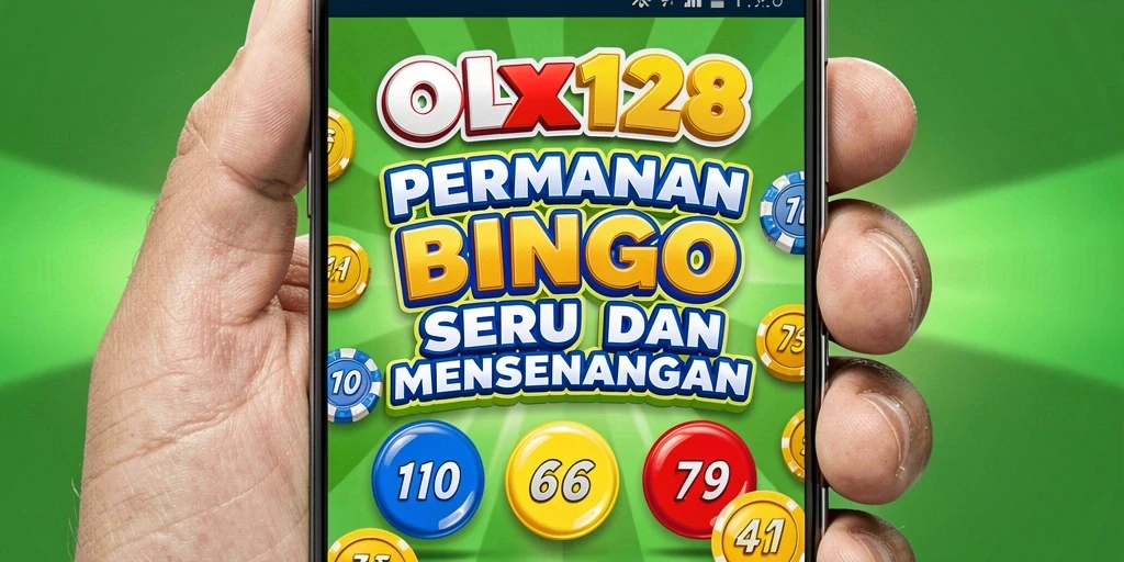 Tampilan seru dari game Bingo OLX128 saat permainan berlangsung.