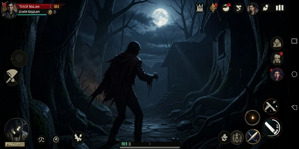Gameplay mencekam dengan suasana horor yang intens.