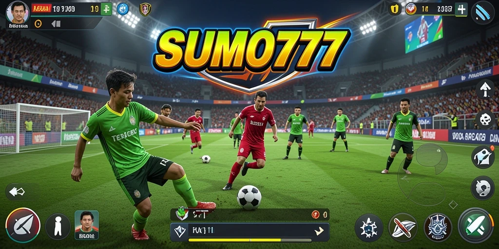 Tampilan gameplay SUMO777 yang mendebarkan dan realistis.