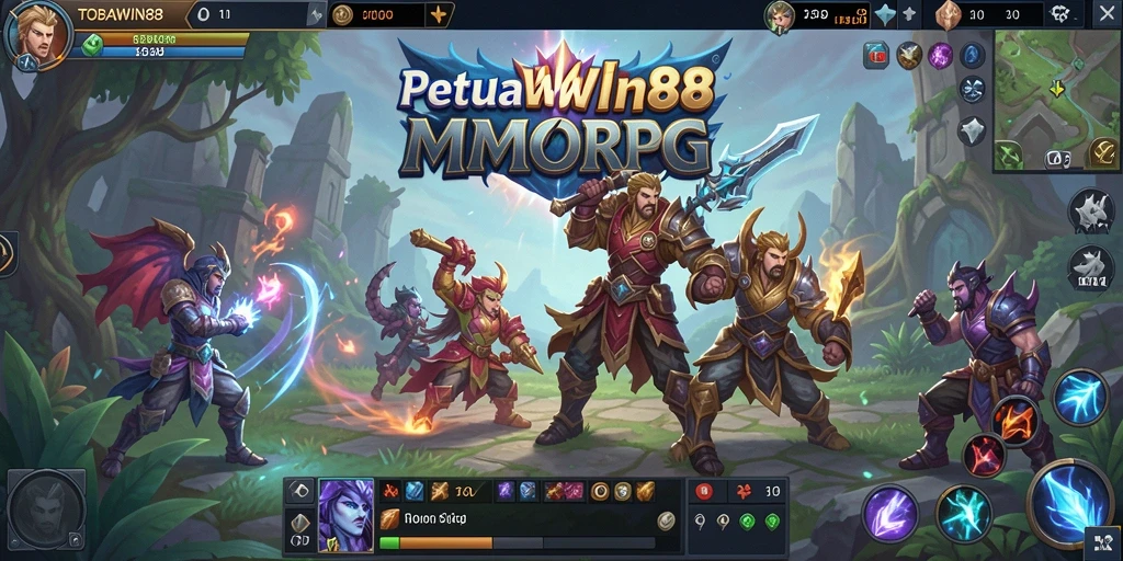 Tampilan gameplay TOBAWIN88 yang mendebarkan di dunia MMORPG.