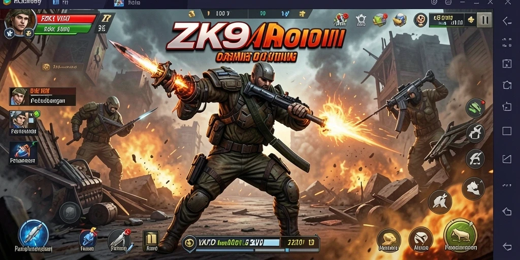 Tampilan gameplay seru ZK9VIP dengan pertarungan yang intens.