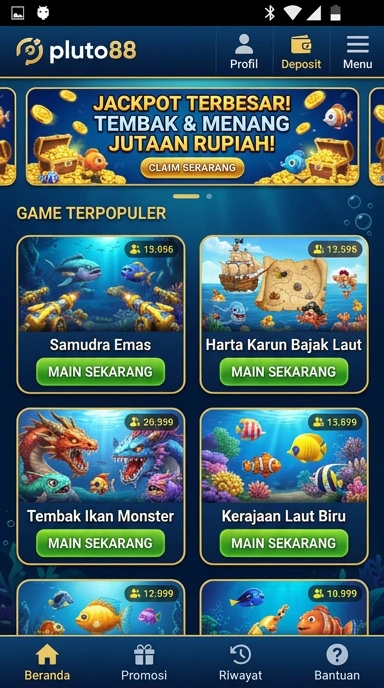Berbagai pilihan aplikasi hiburan terbaik di pluto88.